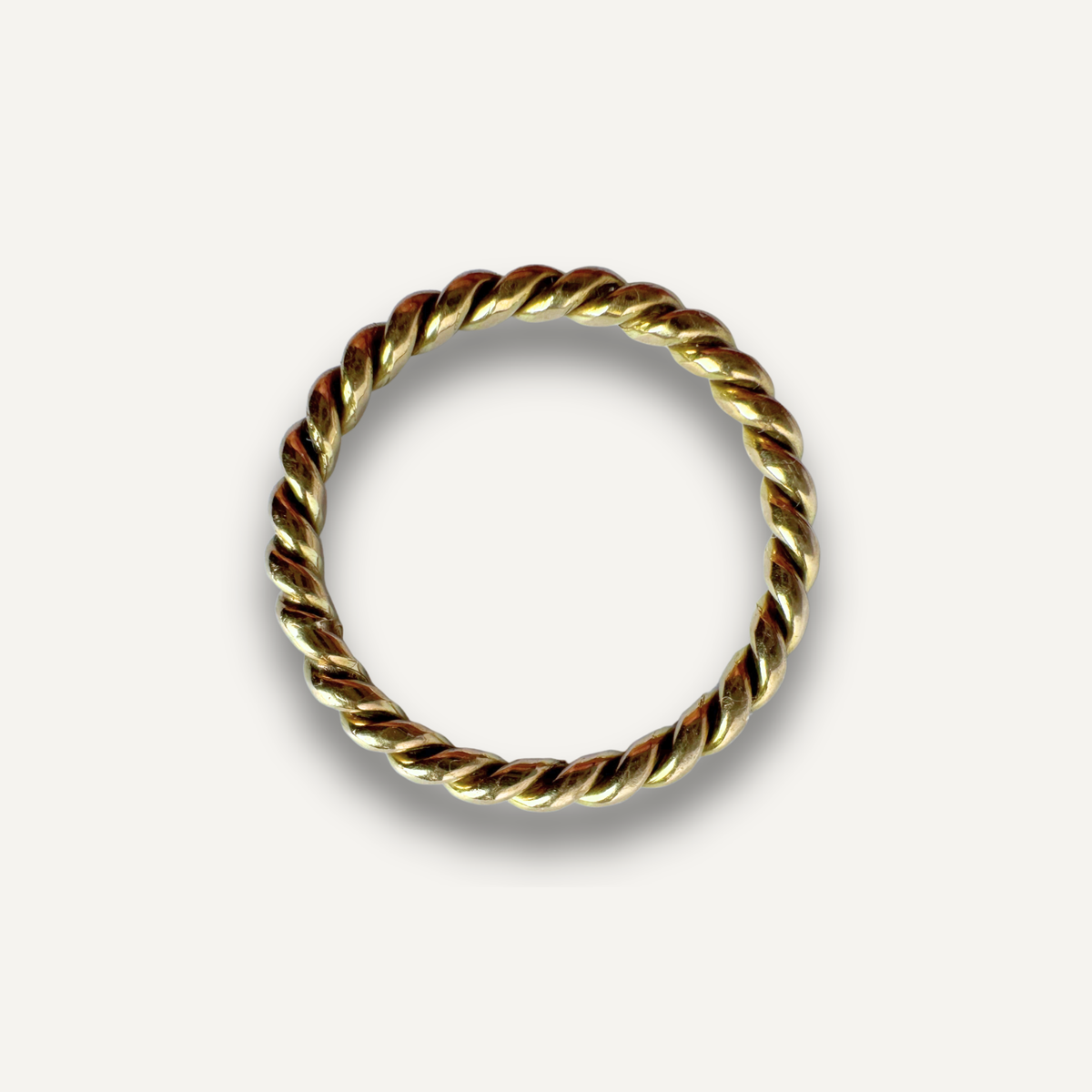 Twister Ring - Geelgoud