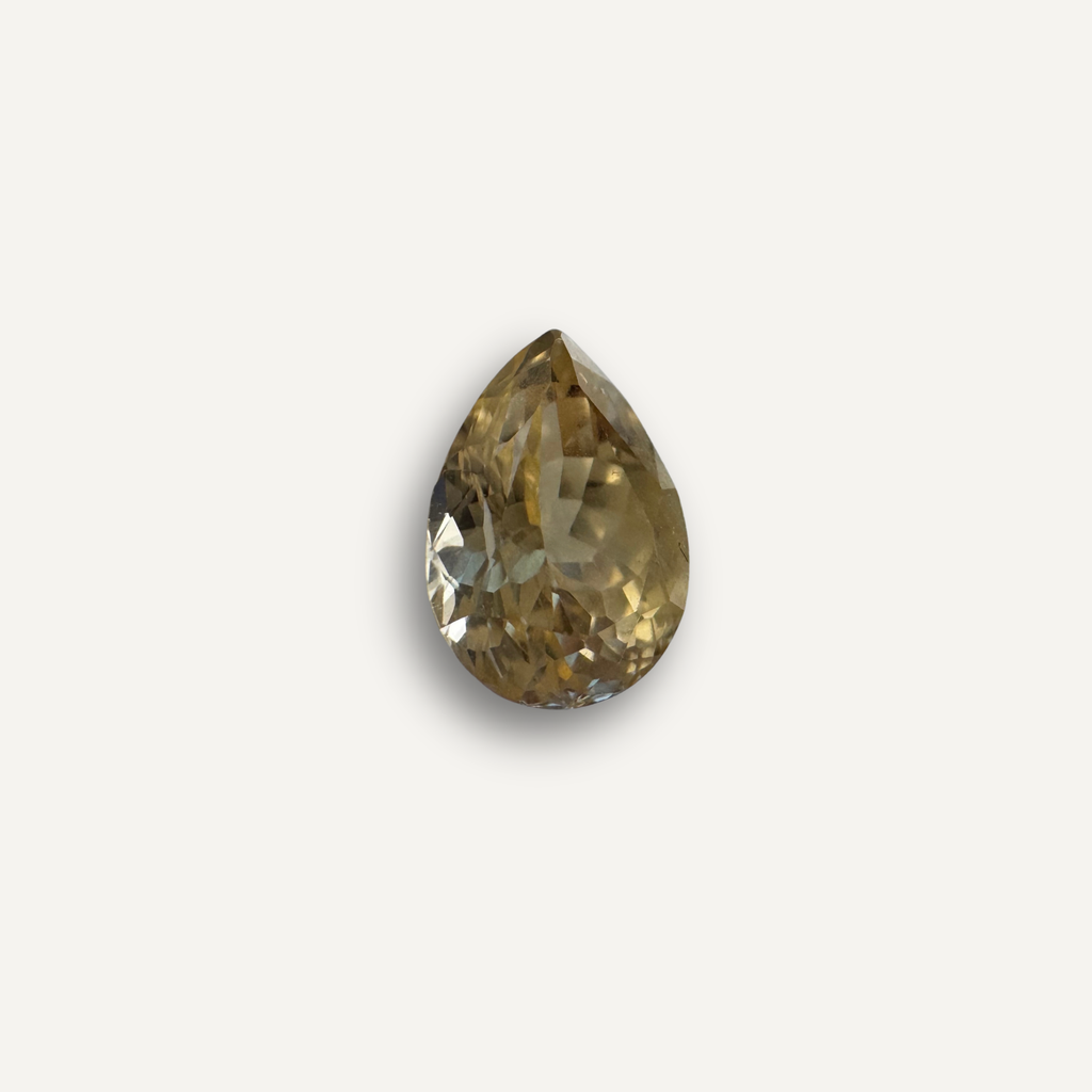 Gele saffier steen