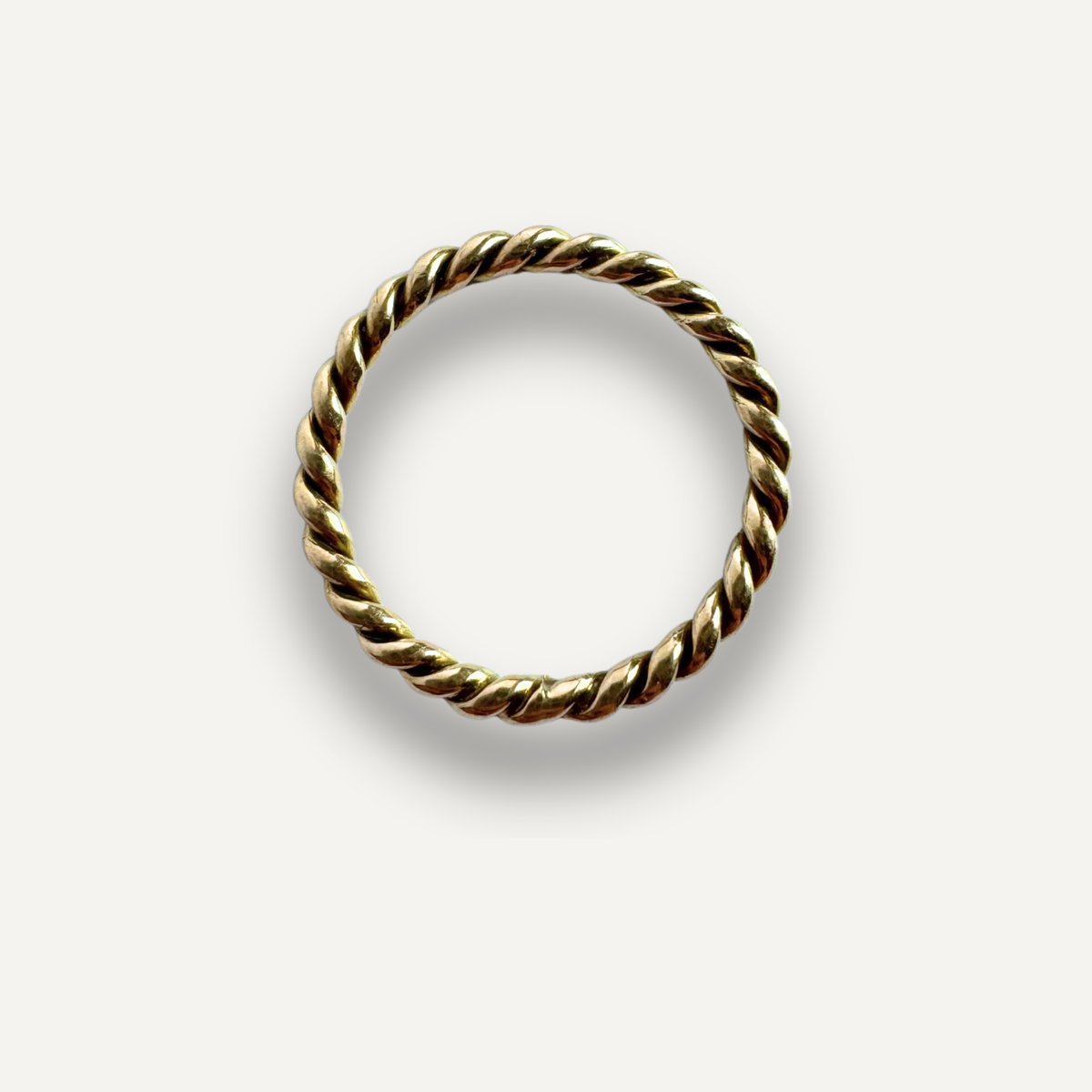 Twister Ring - Geelgoud