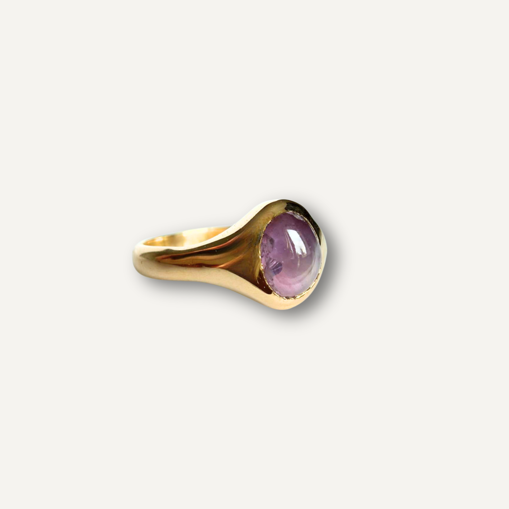 Roze stersaffierring