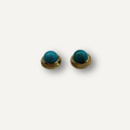 Turquoise oorknopjes