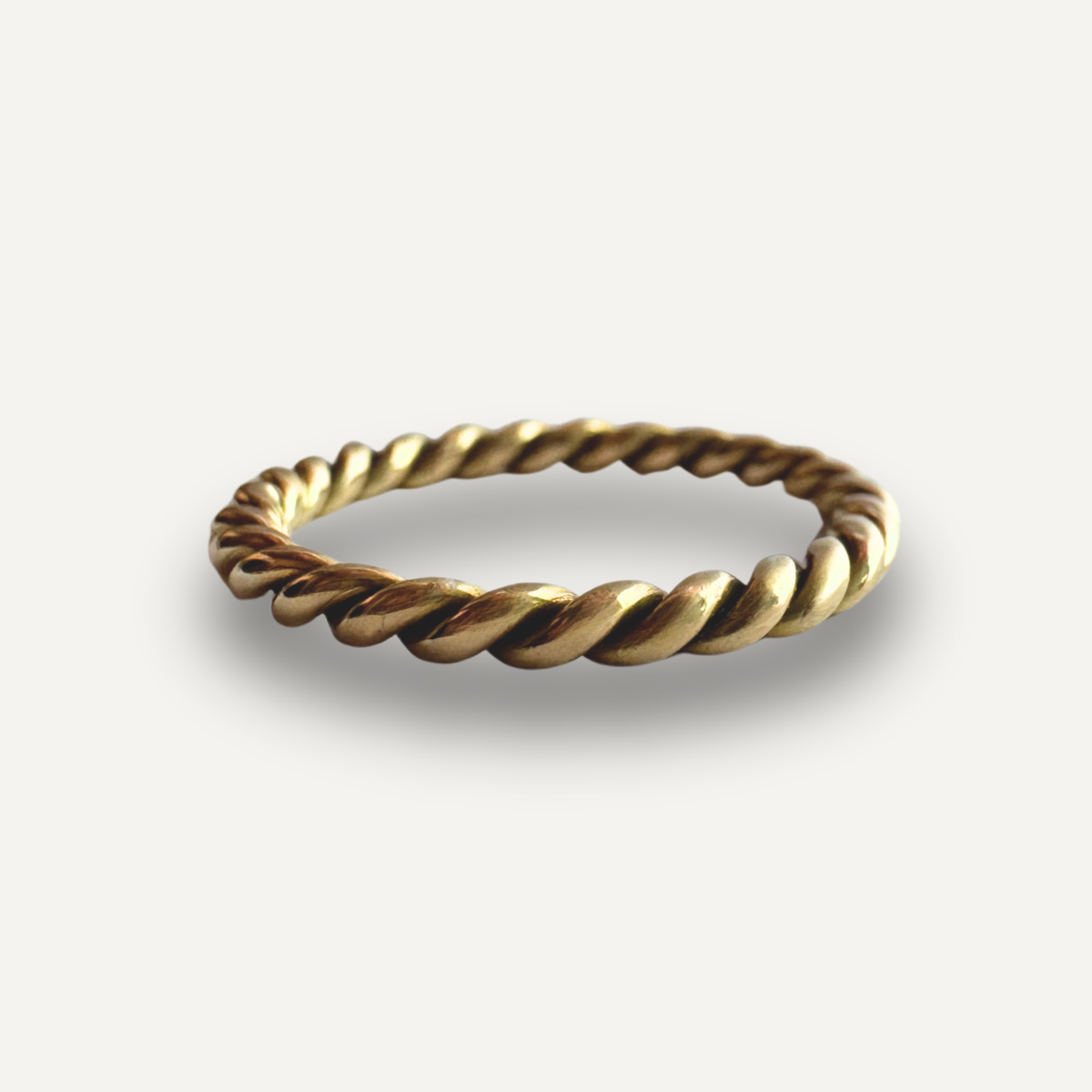 Twister Ring - Geelgoud