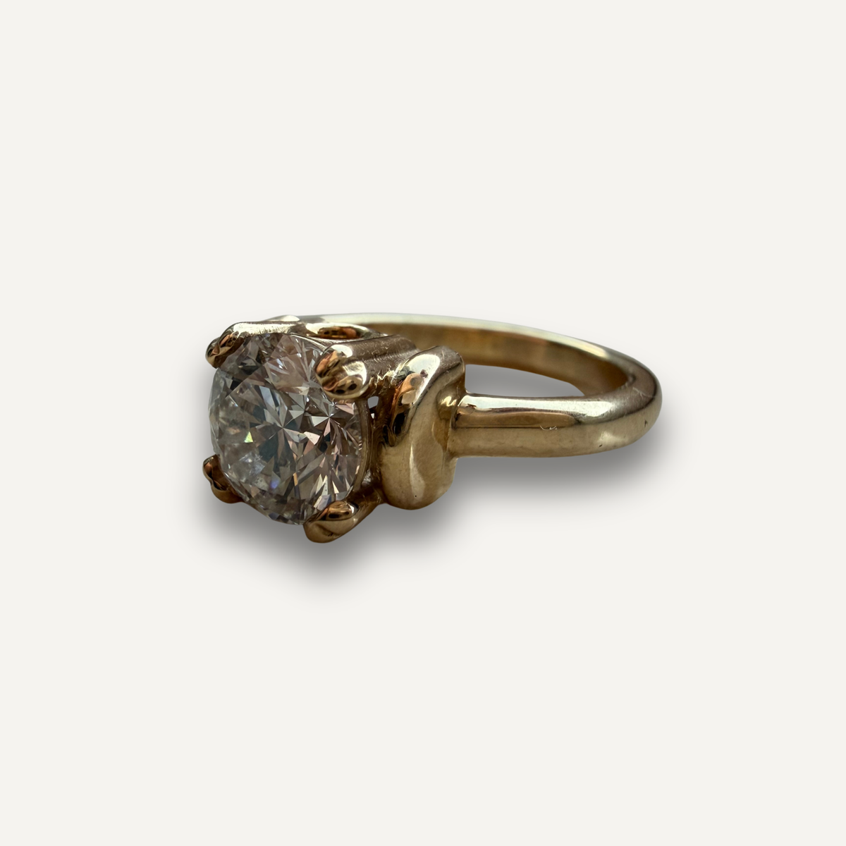 Solitair met labdiamant ring - bestseller