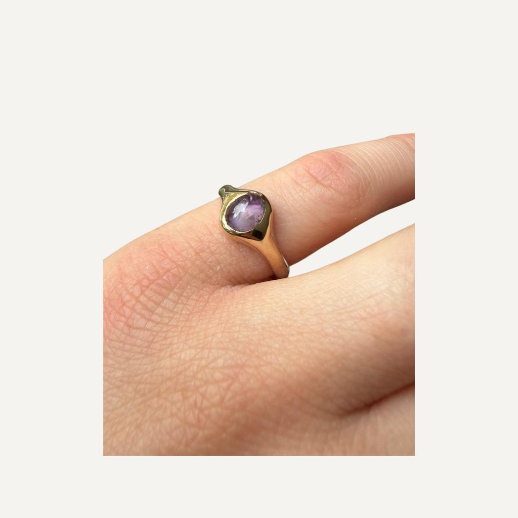 Roze stersaffierring