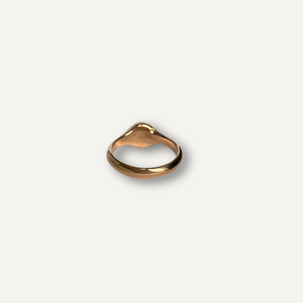 Rosé gouden saffierring